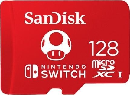Karta SanDisk Nintendo Switch MicroSDXC 128 GB Class 10 UHS-I/U3 A1 V30 (SDSQXAO-128G-GNC)