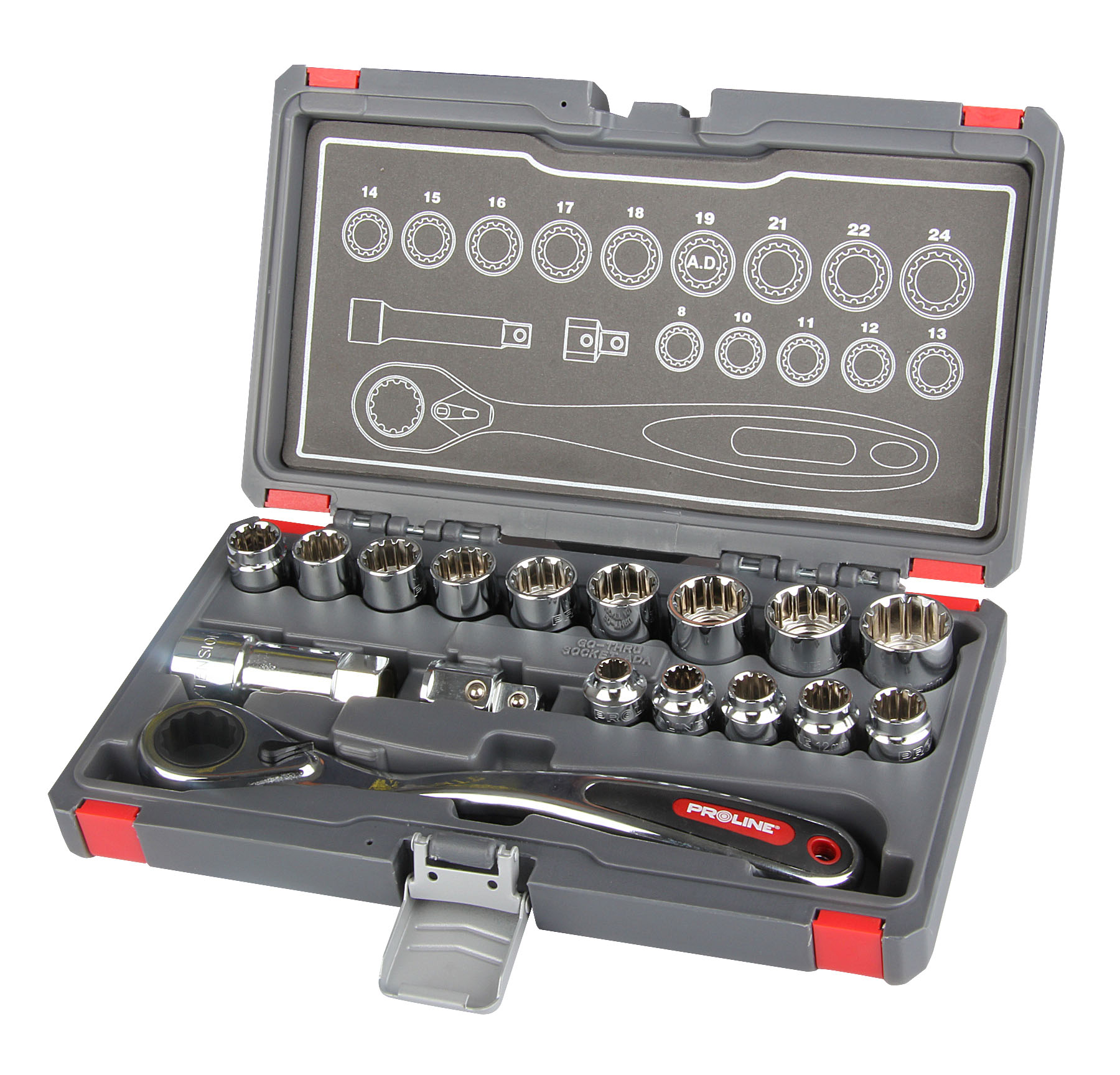 Zestaw narzędzi Pro-Line 17 el. (58717)