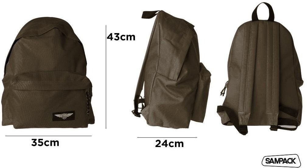 Plecak Sampack brązowy
