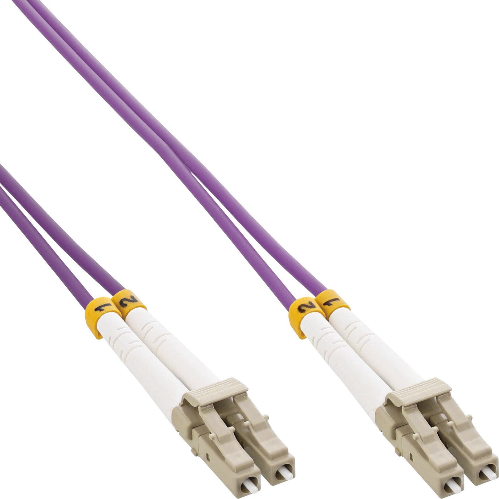 InLine® LWL Duplex Kabel, LC/LC, 50/125µm, OM4, 30m