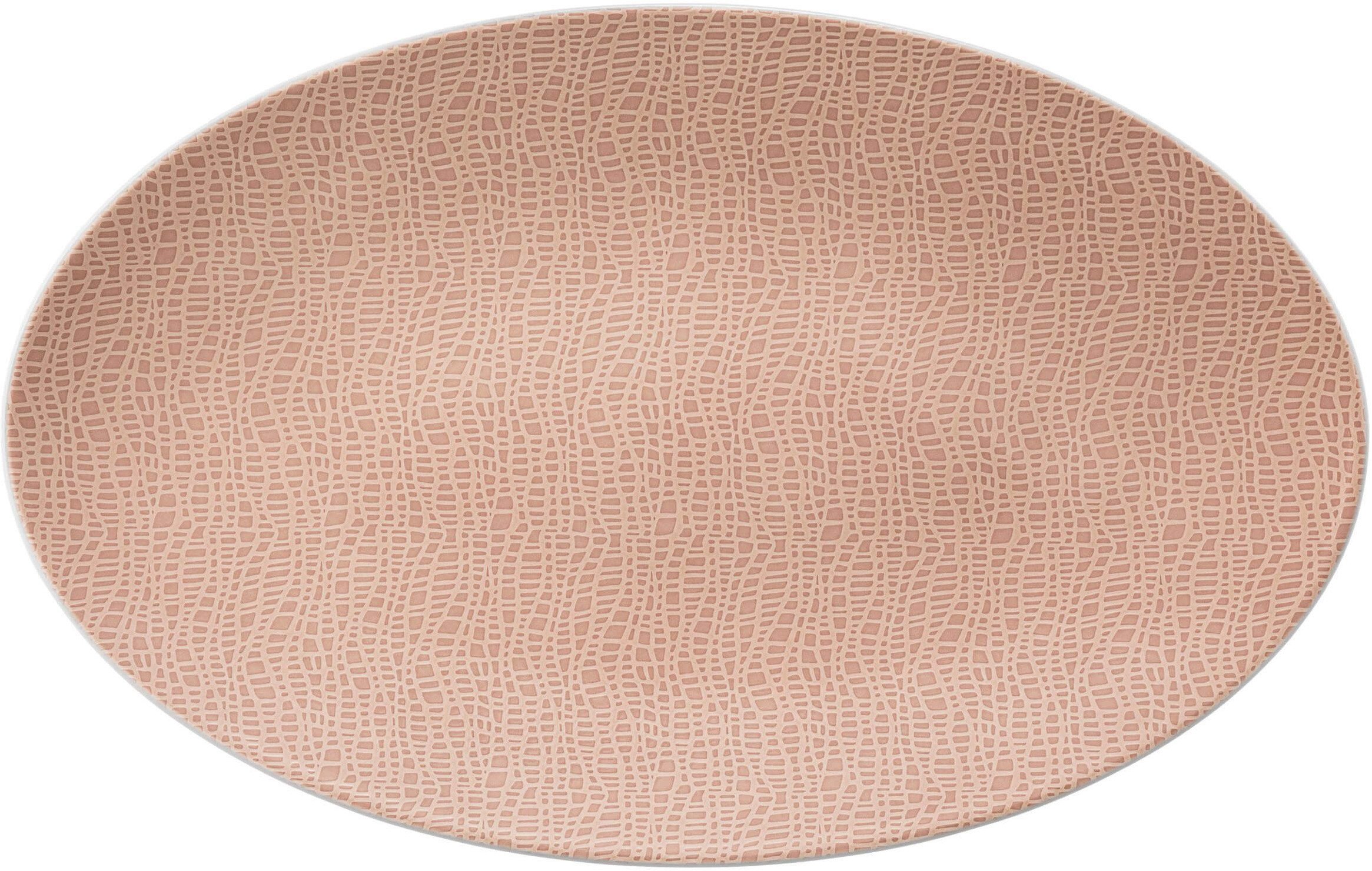 Owalny półmisek 4026cm porcelana różowy SeltmannWeiden