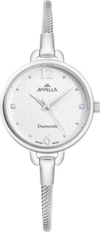 Zegarek Acappella Zegarek damski Appella L50003.5173DQ srebrny