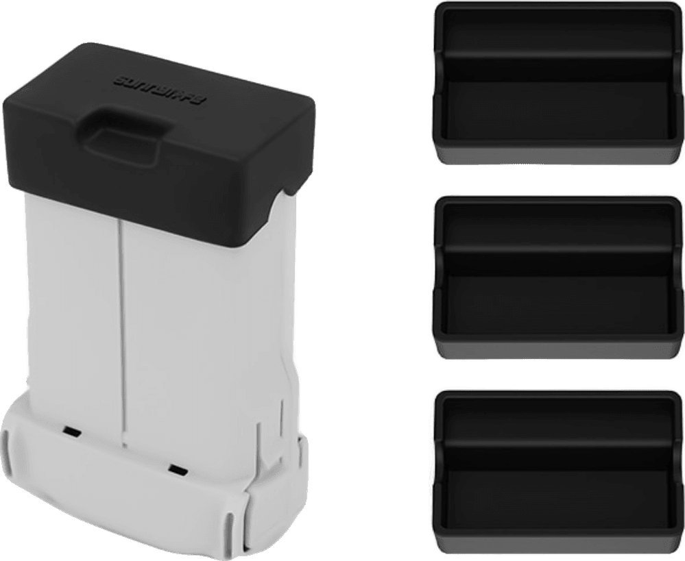 SunnyLife Zaślepka Ochronna Do Baterii DJI Mini 3 Pro - Czarne 3 szt.