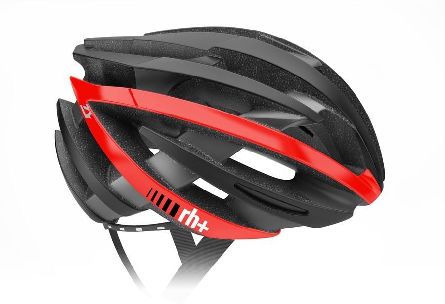 RH+ Kask ZY Matt Black-Arrow Shiny Red r. XS/M (EHX6055 21)
