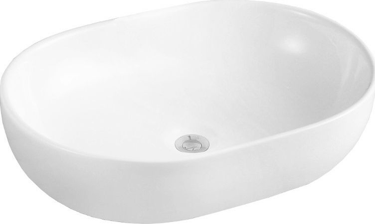 Umywalka Mexen Mexen Viki umywalka nablatowa 59 x 40 cm biała - 21056000