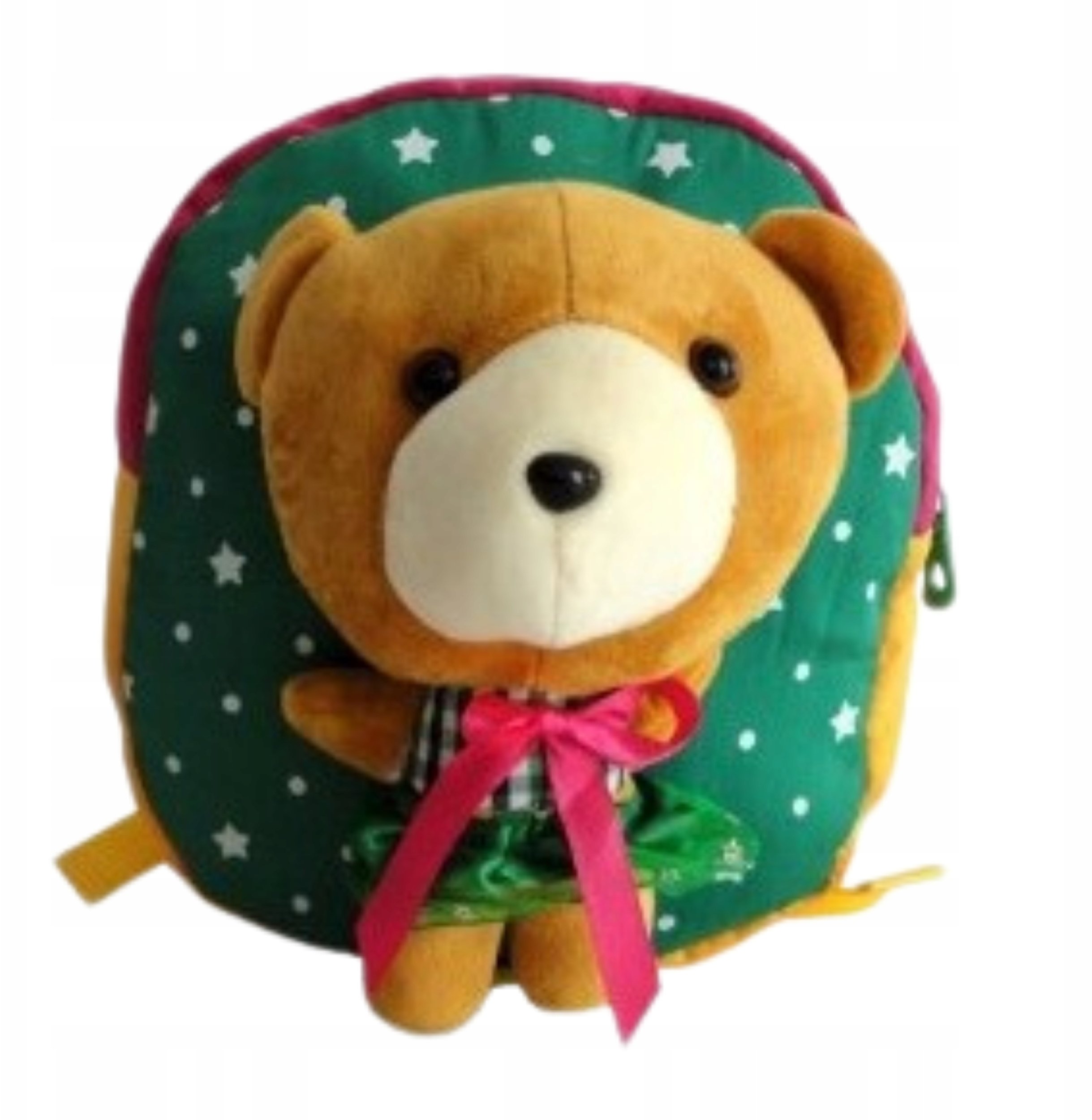 Pluszowy plecak dziecięcy z misiem odpinanym 2w1 miękki dla dziecka