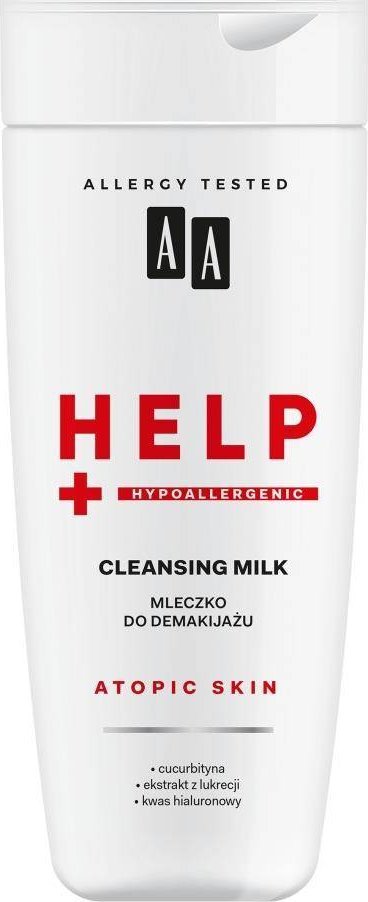 AA Help Cleansing Milk mleczko do demakijażu do cery atopowej 200 ml
