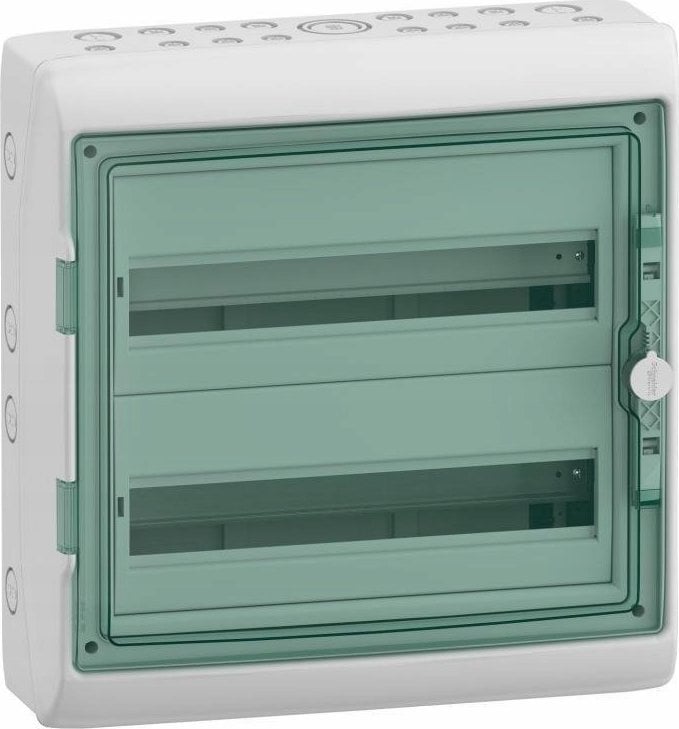 SCHNEIDERE Rozdzielnica hermetyczna Schneider Mureva / d. Kaedra 2x18 IP65 UV MRV-2-18-NT-T 13434 natynkowa drzwi transparentne