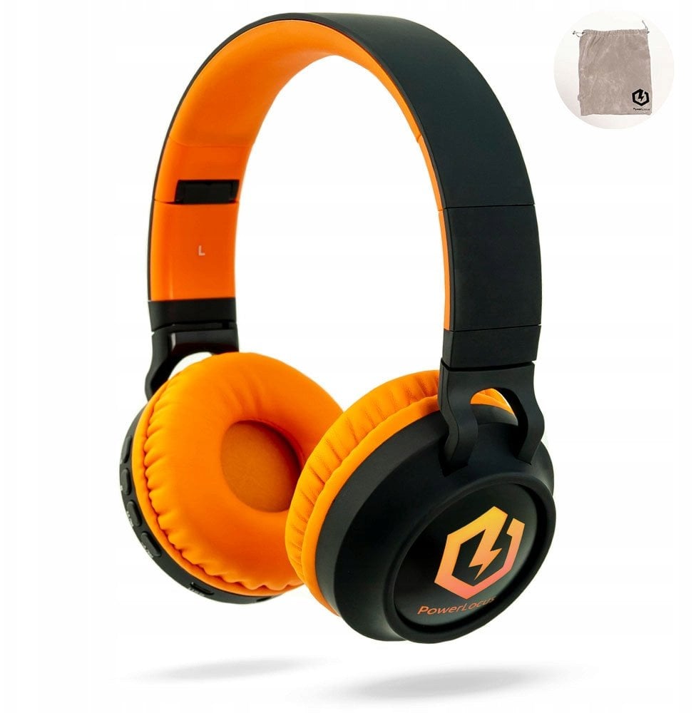 PowerLocus BT Headphones Bobo Kids Blue/Orange