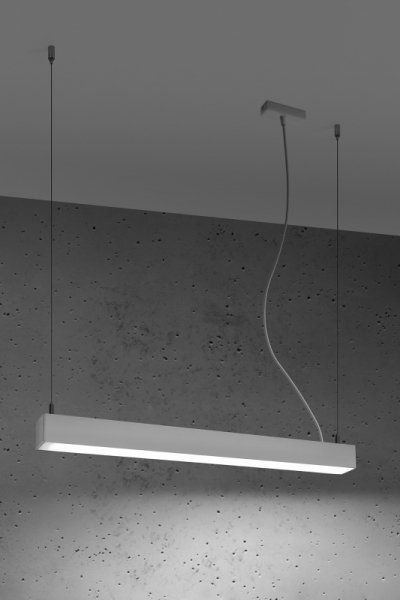 Lampa wisząca Sollux Lampa wisząca PINNE 67 biała 4000K