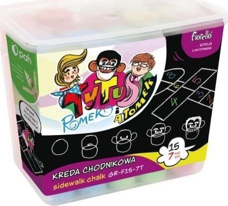 Kreda chodnikowa neon Tytus 15szt FIORELLO