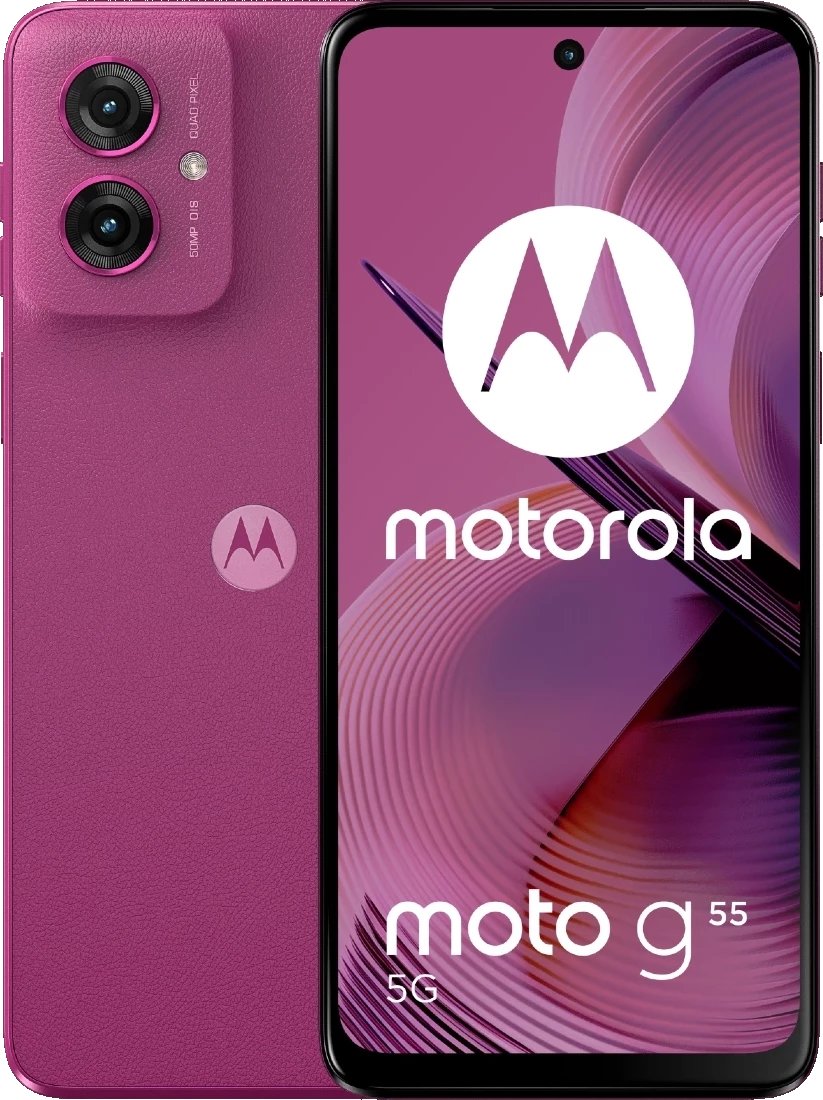 Smartfon Motorola Moto G55 5G 8/256GB Fioletowy (PB5U0008PL)
