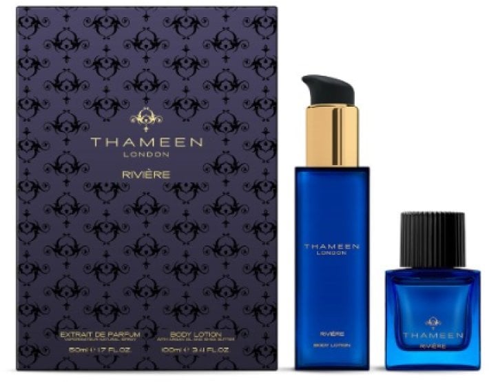 Set Thameen London: Riviere, Extrait De Parfum, Unisex, 50 ml + Riviere, Body Lotion, Body, 100 ml For Women