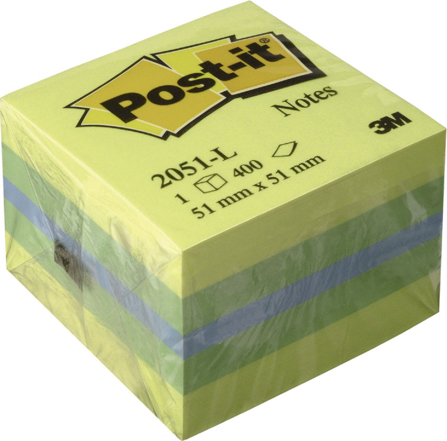 Post-it Bloczek samoprzylepny 51x51/400K cytrynowy (FT510091729)