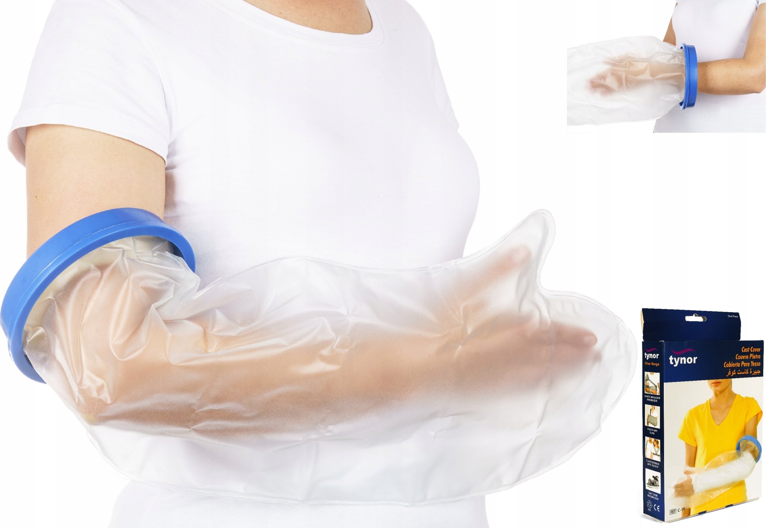 TYNOR RĘKAW KĄPIELOWY OCHRANIACZ OSŁONA NA GIPS FOLIA