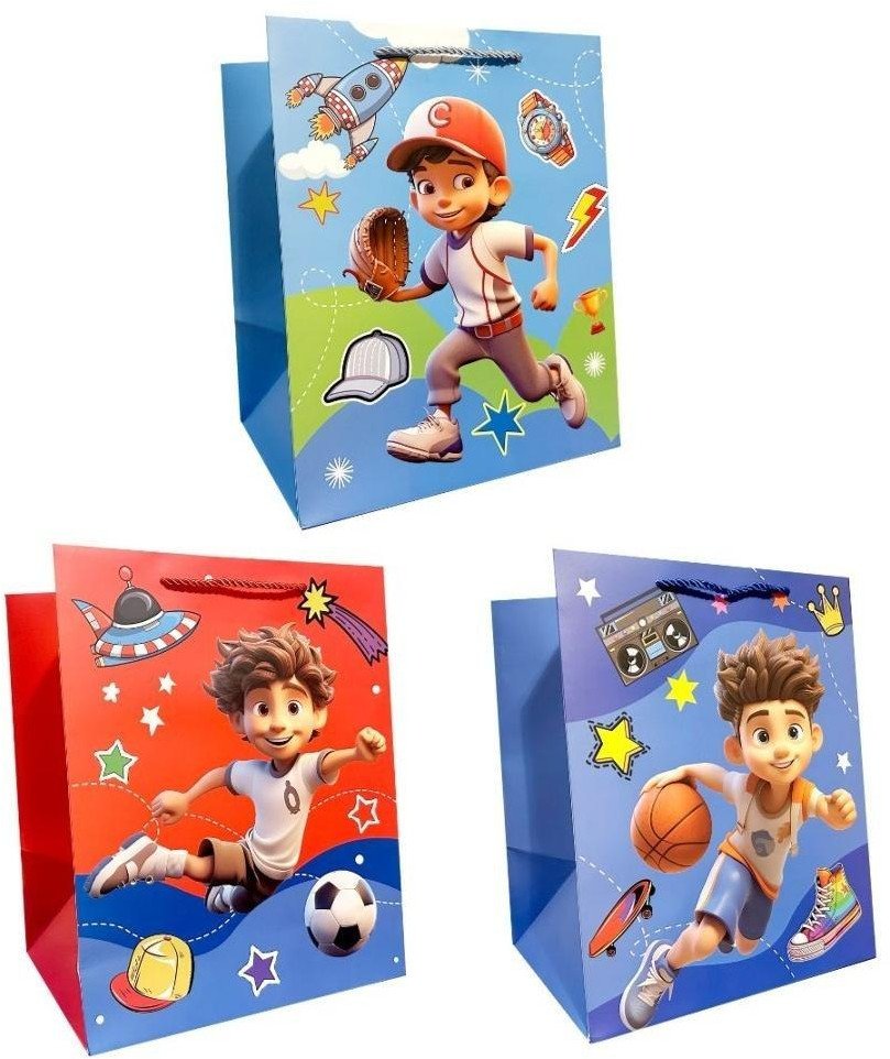 Torebka ozdobna prezentowa 26x32x20 cm 2983-SD20 mix cena za 1 szt