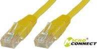 MicroConnect Patchcord U/UTP CAT5e, 20m, żółty (UTP520Y)