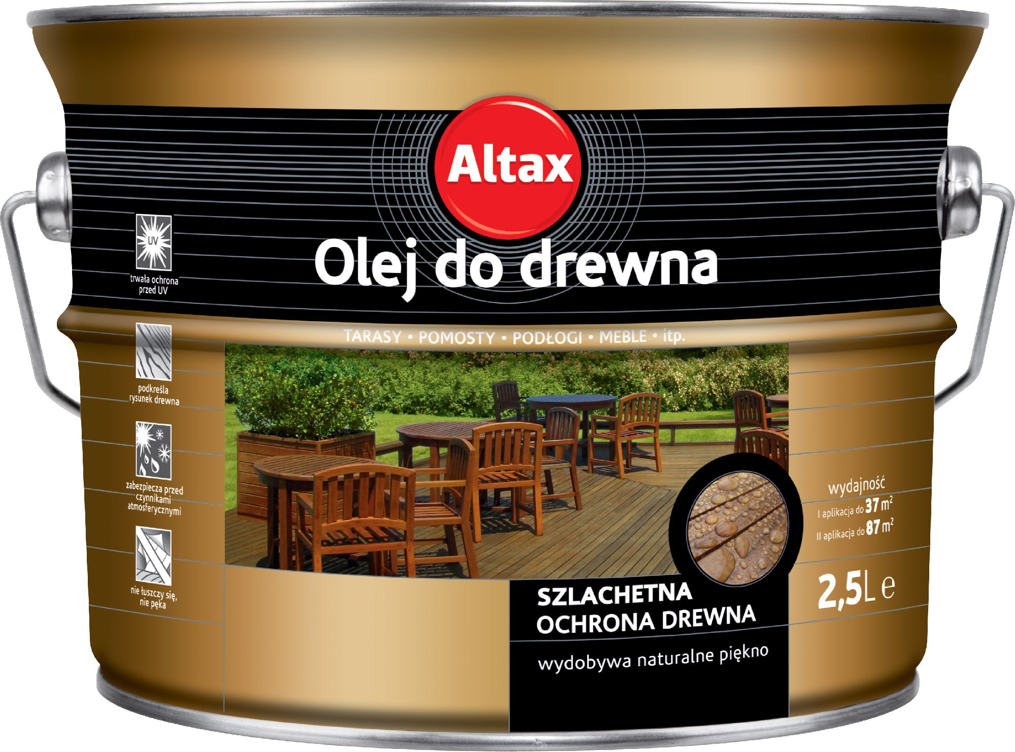 ALTAX Olej do drewna palisander angielski 2,5L