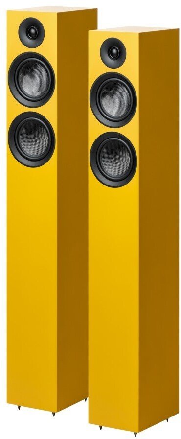 Kolumna Pro-Ject Audio Systems Speaker Box 12 E Carbon - 2,5-way głośnik podłogowy - satynowy żółty
