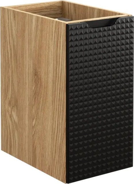 Comad Szafka łazienkowa LUXOR BLACK 81-30-1D 30cm dąb olejowany/czarna COMAD