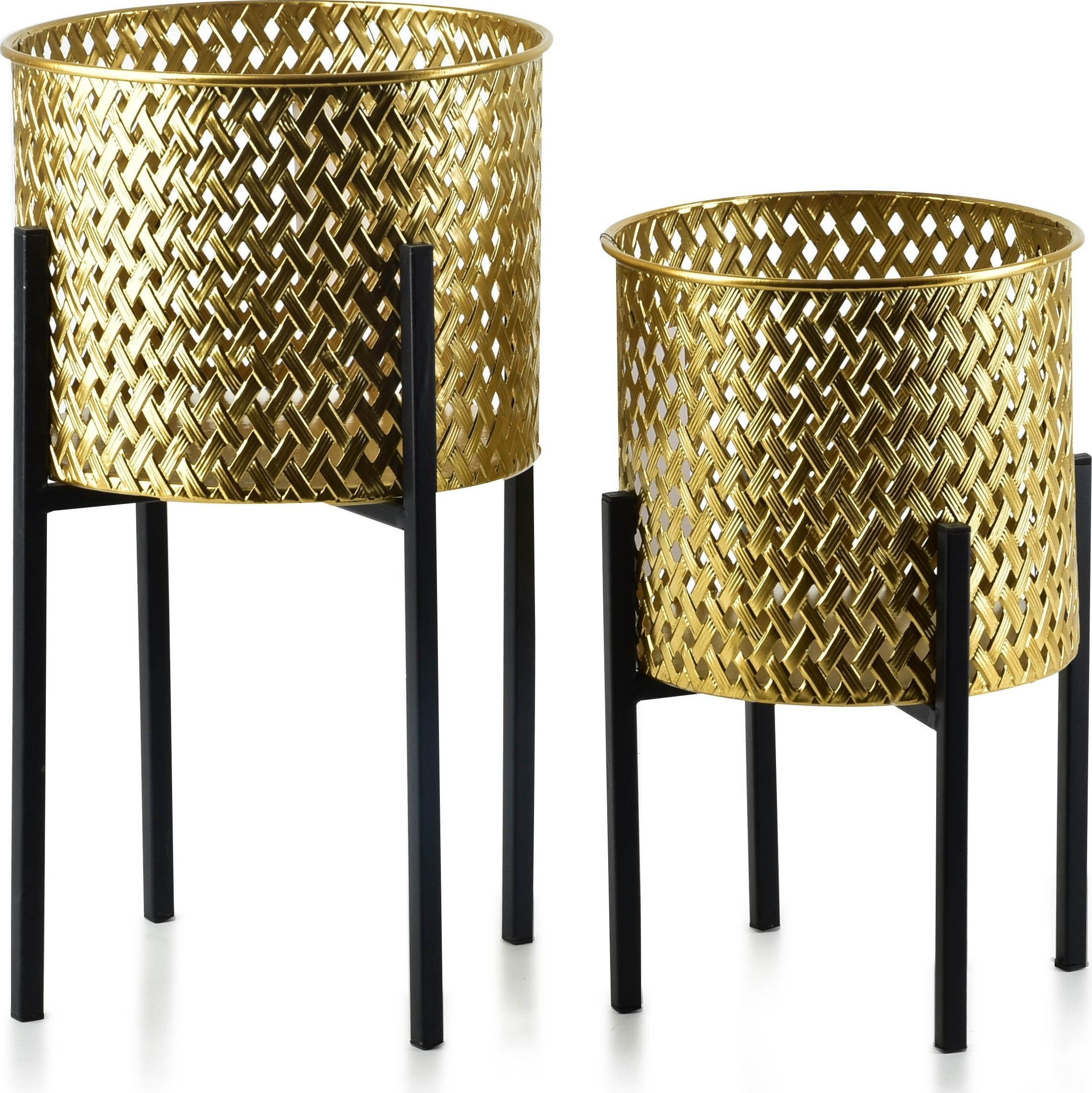 Swen Komplet 2 Doniczek 20xh36,5cm, 18xh29cm!