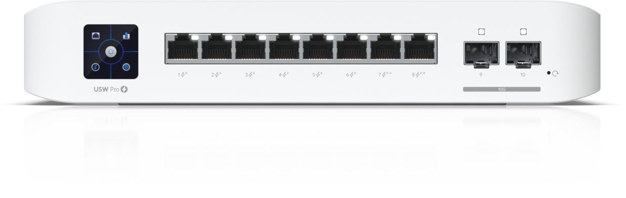 Switch Ubiquiti UBIQUITI USW-PRO-8-POE 120W UNIFI 8 PORT POE++ JUNGIKLIS