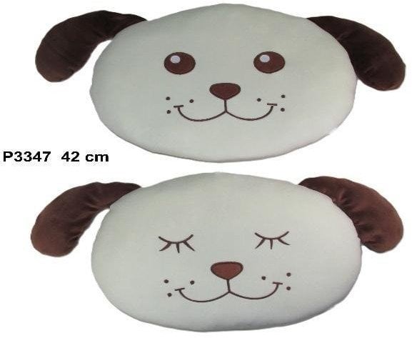 Poduszka pies kremowa 42cm MIX