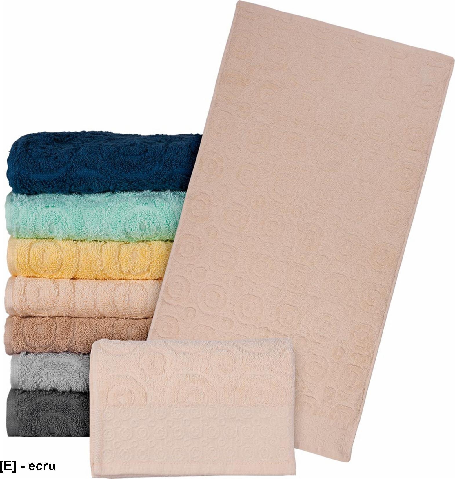 R.E.I.S. T-EGYPT-50X90 - Ręcznik z wysokiej jakości frotte - ecru