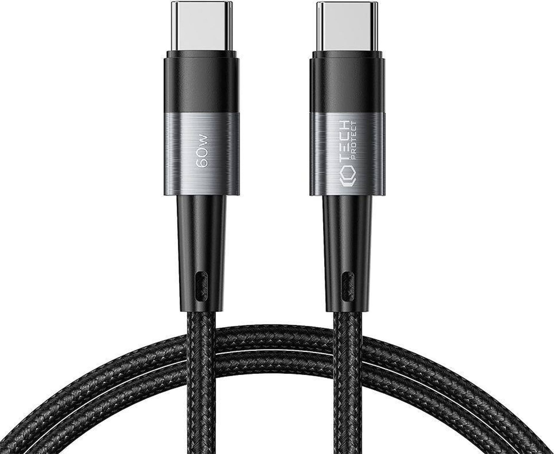 Kabel USB Tech-Protect USB-C - USB-C 1 m Czarny (9490713933978)