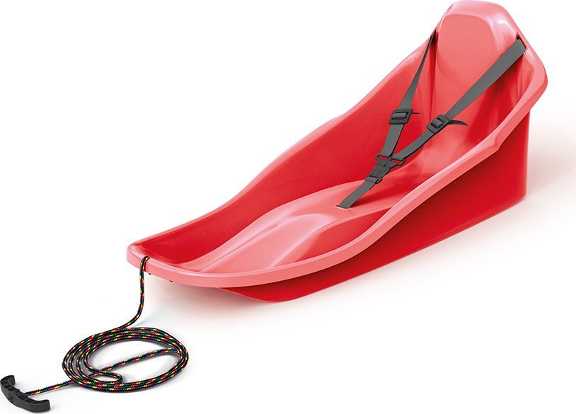 Prosperplast Sanki z oparciem TOPO Ślizg na zimę zapinane pasy