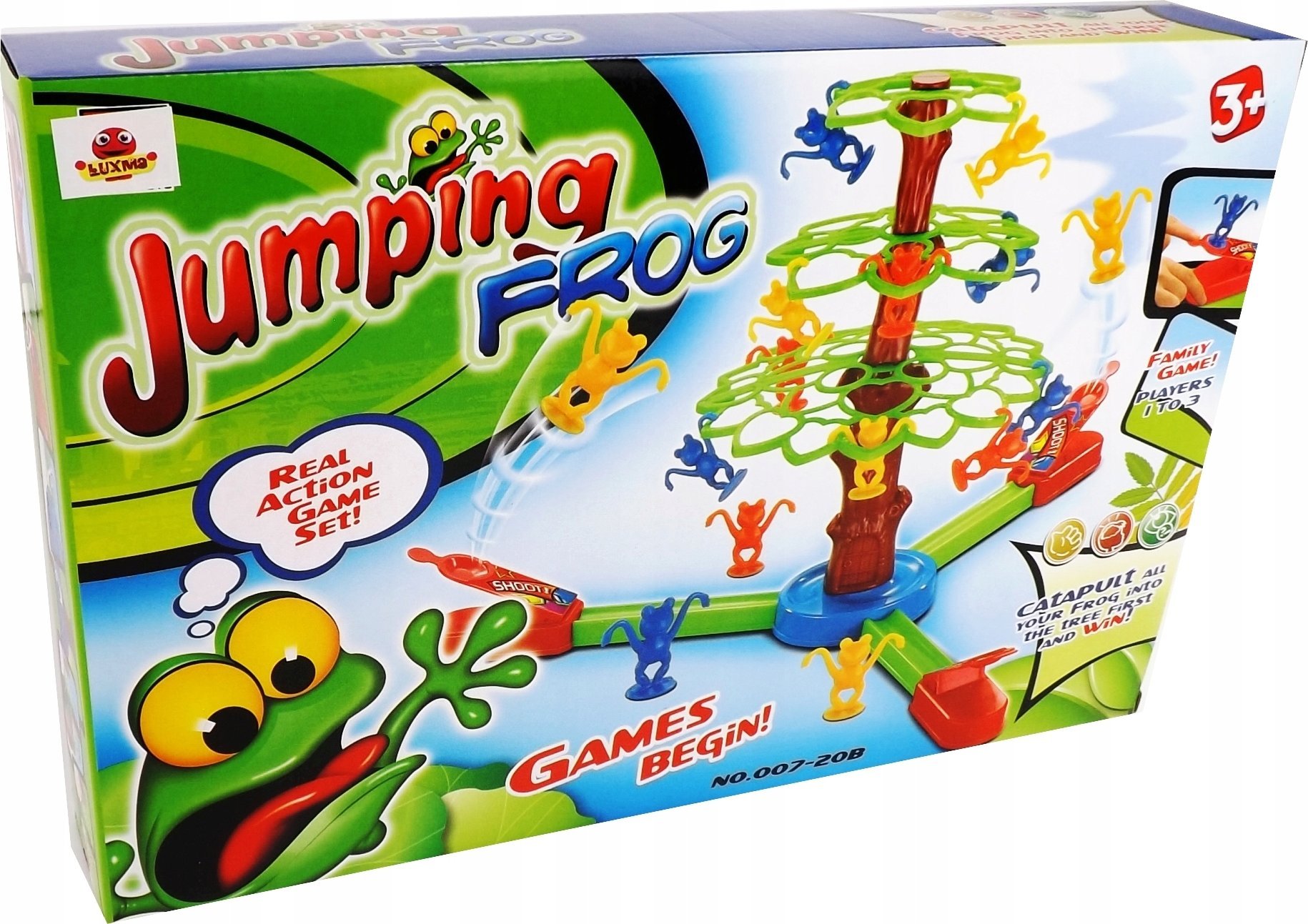 GRA SKACZĄCE SPADAJĄCE ŻABKI 3 PROCE 007-20B