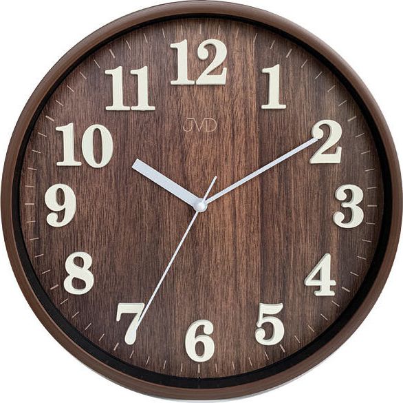 JVD Zegar ścienny JVD HA50.2 Brązowy, cichy