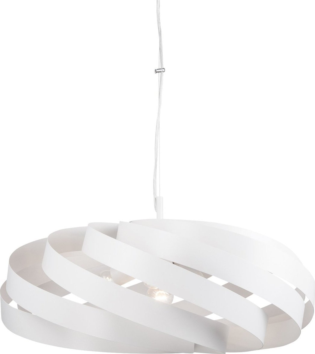 Lampa wisząca Zumaline Wisząca lampa Vento 1134 Zumaline okrągła nad stół biała