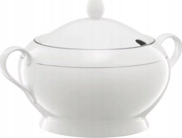 Ambition Waza do zupy z pokrywką biała porcelanowa 2,8 l