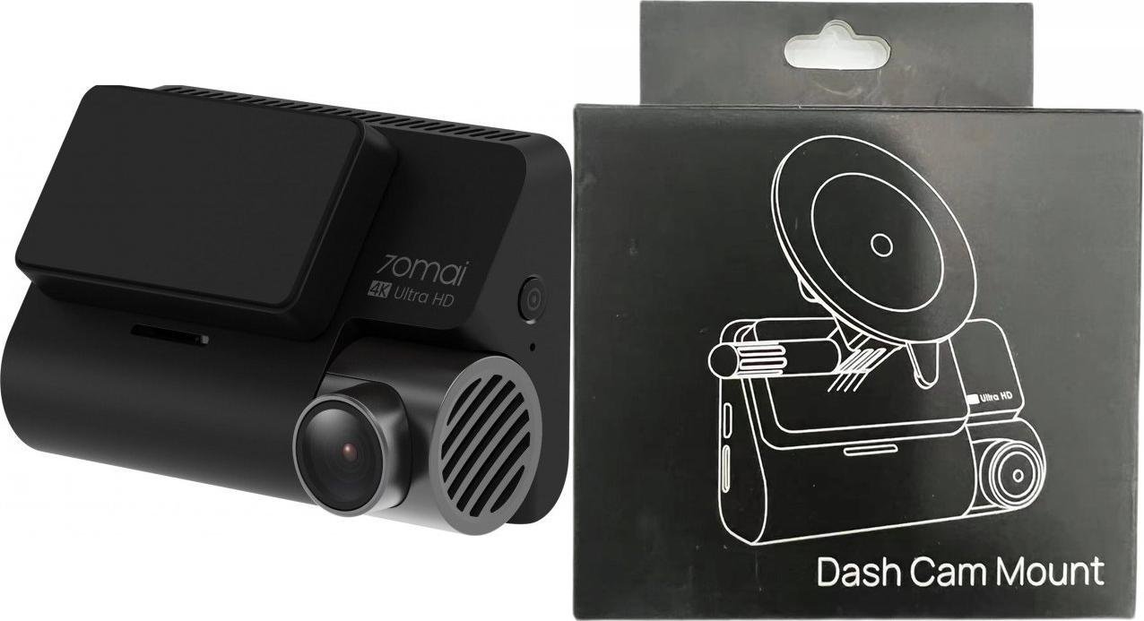 Wideorejestrator 70mai A810 Czarny + tylna kamera RC12 + uchwyt A800S/A810