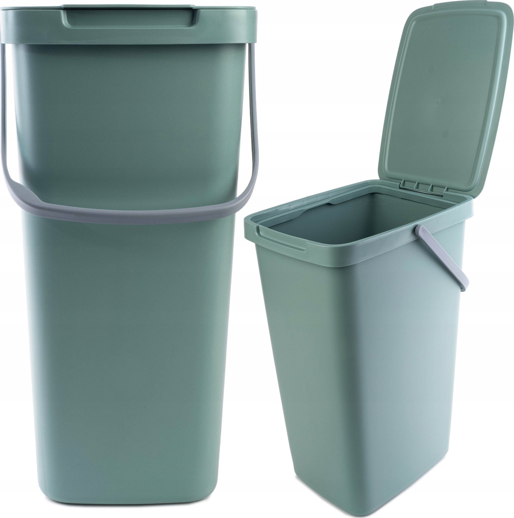 Kosz na śmieci Kadax KADAX Kosz Na Śmieci Pojemnik Na Odpady Z Pokrywą 20L Kubeł Do Segregacji