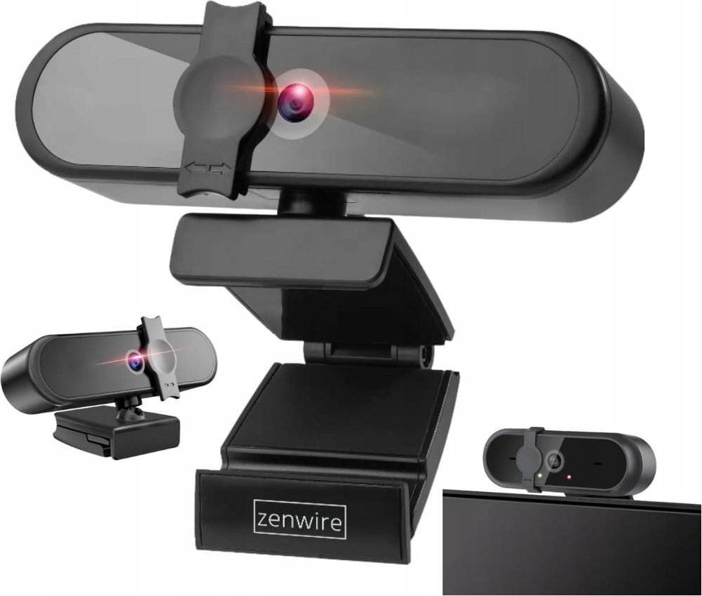 Kamera internetowa Zenwire Kamera Internetowa z Mikrofonem do Komputera USB 3.0 Zaślepka Full HD 1080p Zenwire W1