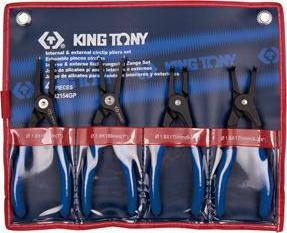 King Tony KING TONY SZCZYPCE SEGERA KOMPLET 4 elem. ETUI KT42154GP