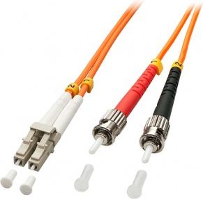 Lindy Patchcord światłowodowy LC / ST 50/125, Multimode, 3m (46492)