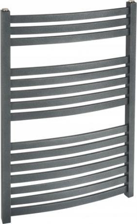 Grzejnik łazienkowy Radeco Grzejnik łazienkowy drabinkowy LUPO 71,5x53 cm czarny