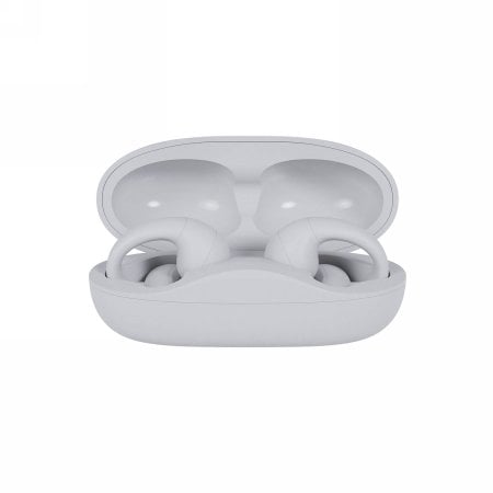 Happy Plugs Clip - bezprzewodowe otwarte słuchawki douszne (white)