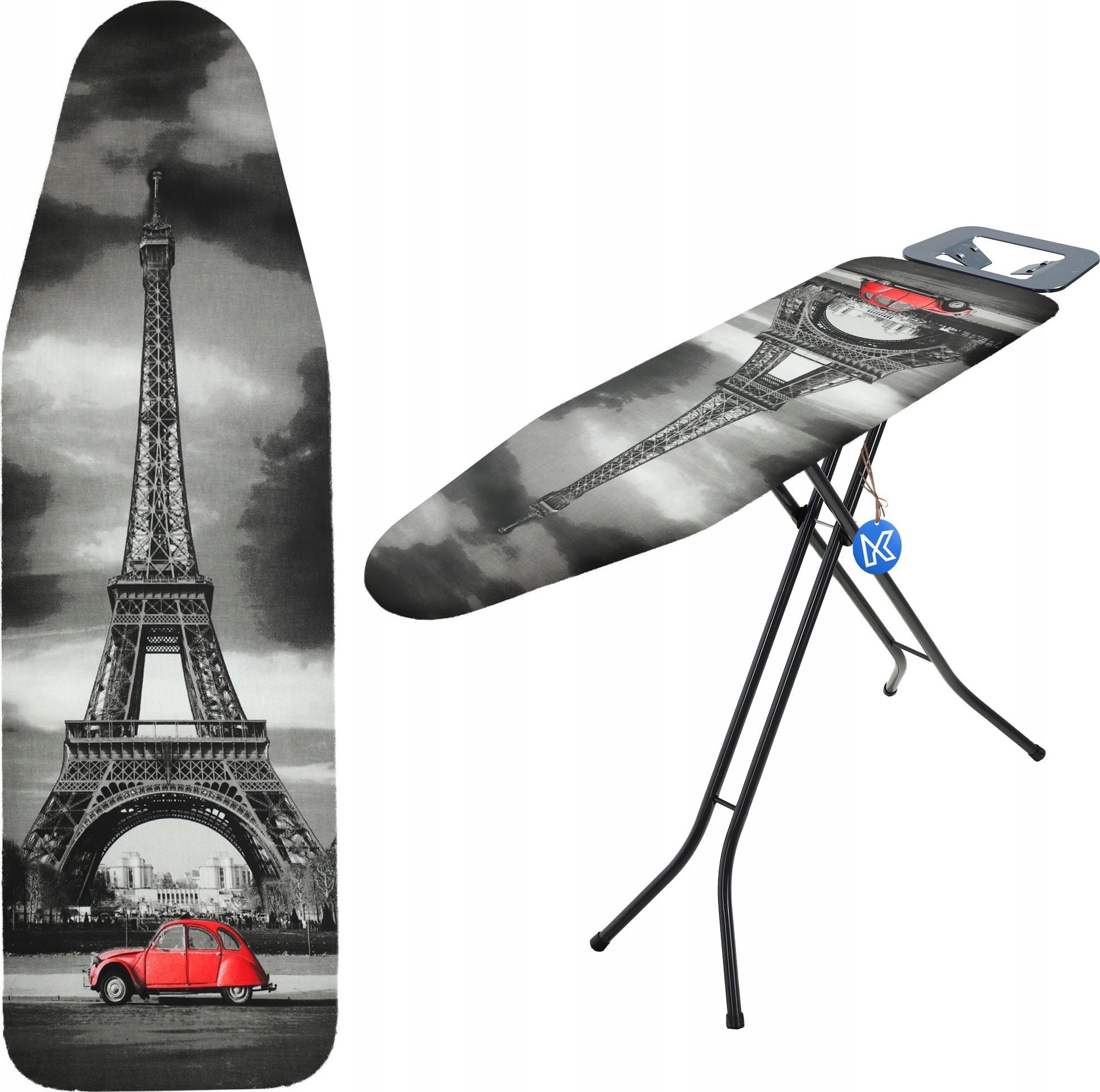 Kadax KADAX Pokrowiec Na Deskę 144x44cm Do Prasowania Podkład Naciągany City