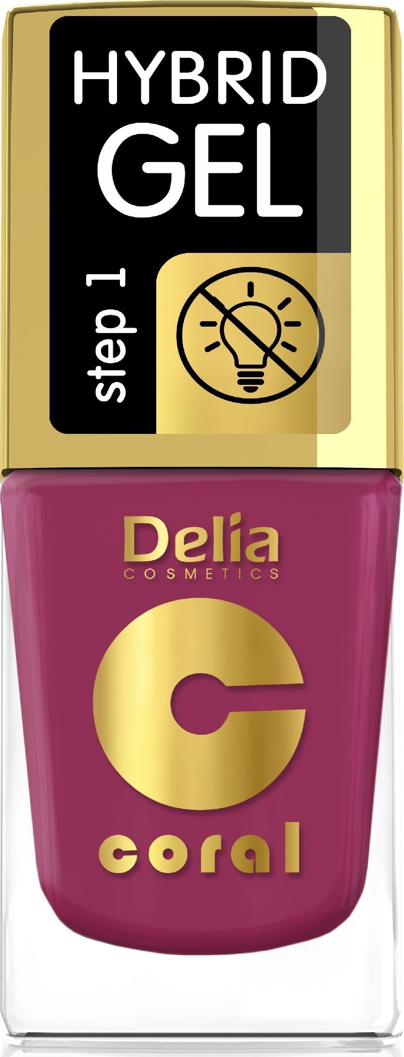Delia Delia Cosmetics Coral Hybrid Gel Emalia do paznokci nr 71 11ml