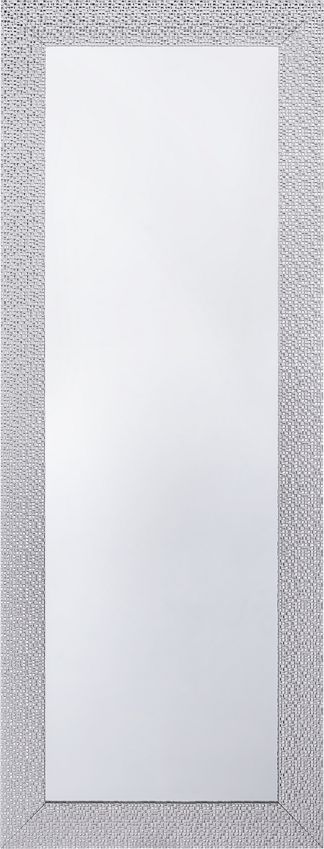 Beliani Lustro ścienne srebrne Mervent