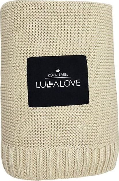 LullaLove Bambusowy kocyk 80x100 cm Milk Coffee Beż Lullalove
