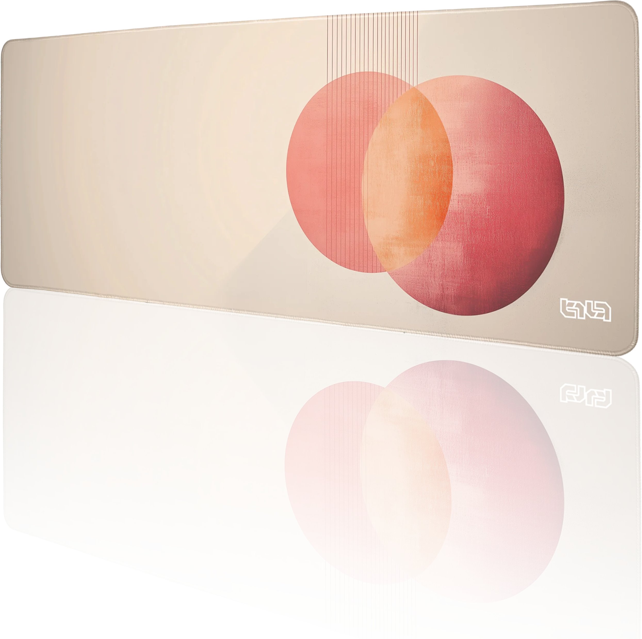 PODKŁADKA POD KLAWIATURĘ Różowe Sfery 80x30 TILT XL Antypoślizgowa Prezent