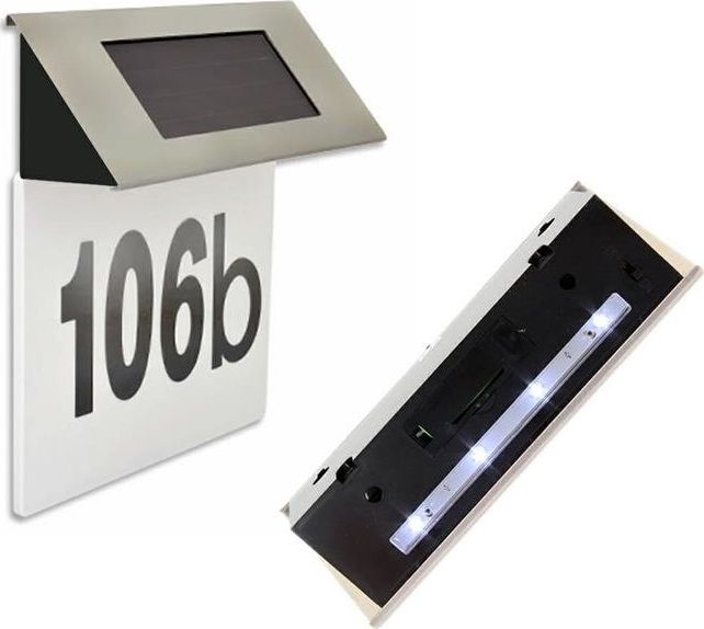 Kinkiet CreativeHome AG216 PODŚWIETLANA TABLICZKA Z NUMEREM DOMU LED uniwersalny