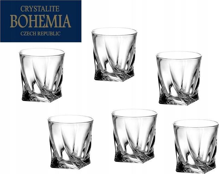 Bohemia KIELISZKI DO WÓDKI BOHEMIA QUADRO 55 ML 6 SZT