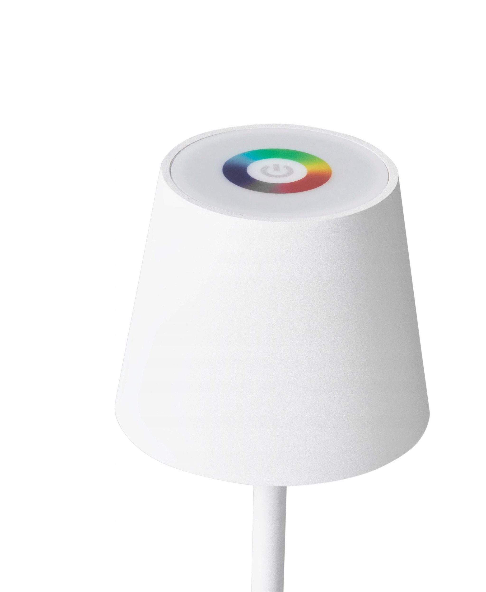 Lampa stołowa Beliani Bezprzewodowa lampa stołowa LED VALIRA Metal Biały