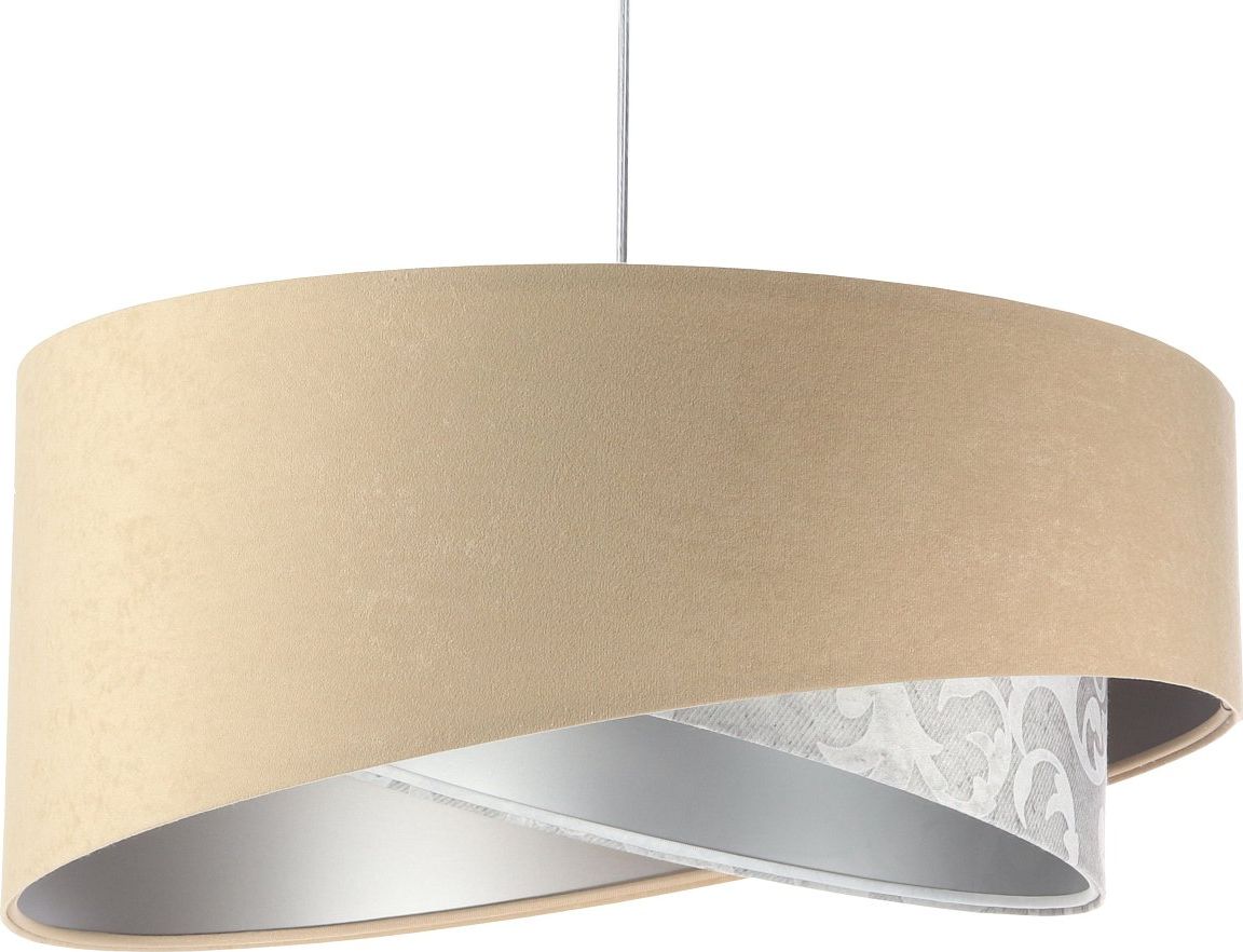 Lampa wisząca BPS KONCEPT Lampa wisząca ALBIT beżowa/srebrna